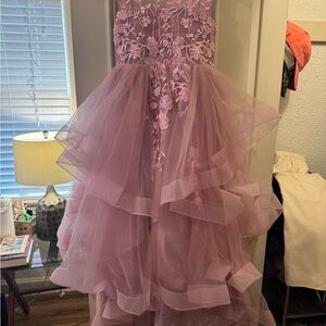 Elegant Pink Lace Kids Dress NWOT